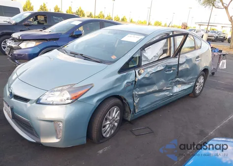 2014 Toyota Prius Plug-In из США, поврежденный, VIN JTDKN3DP7E3050144